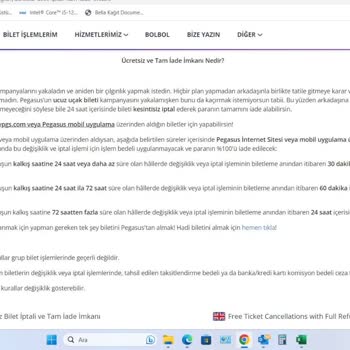 Pegasus Reklam İddialarını Uygulamıyor!