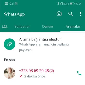 WhatsApp Yabancı Numara Arıyor