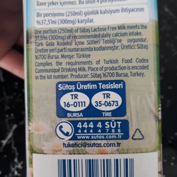 Sütaş Süt Bozuk Çıktı