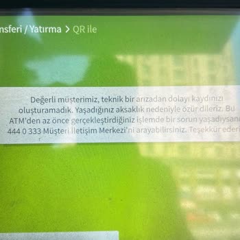 Garanti Bankası ATM Paramı Bloke Etti