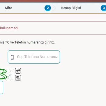 Halkbank Girilen T C.'ye Ait Başvuru Bilgisi Bulunamadı Hatası
