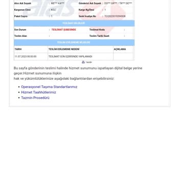 Aras Kargo Üzerinden Günler Geçen Siparişimi Ulaştırmıyor