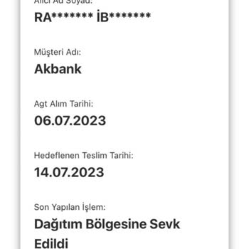 AGT Kurye Müşteri İletişimi Ve Teslim Edilmeyen Kargo