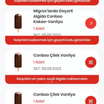 Algida Kazan Uygulamasındaki Hediyeleri Vermiyor