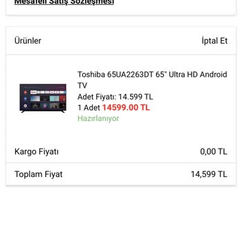 A101 Online Televizyon Gönderilmiyor
