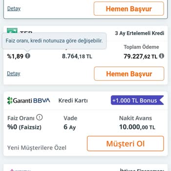 TEB Faiz Oran Yalanı