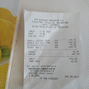 BİM Erpiliç Nugget Bozuk Çıktı