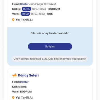 Feribotlines Açık Bilet Sistem Hatası Ve Müşteri Hizmetlerine Ulaşamama