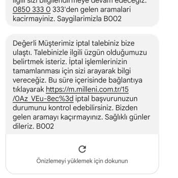 Millenicom Pişmanlığı Ve İptal Süreci