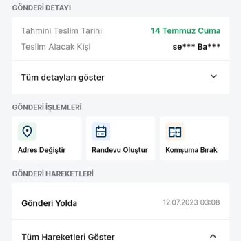 Trendyol Expres Kargosunun Ürünümü Kaybetmesi