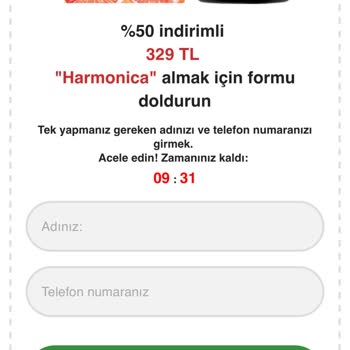 Harmonica Linea Tarafından Rahatsız Ve Tehdit Ediliyorum