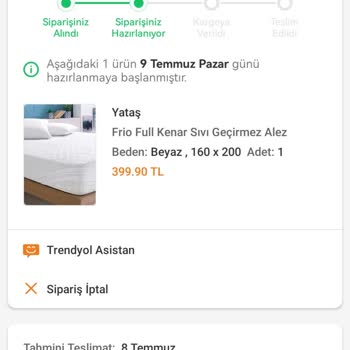 Trendyol İlgisizliği, Siparişimi 15 Gündür Alamadım