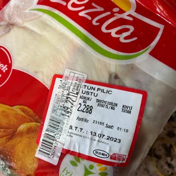 Carrefour SA Tarihi Geçmiş Tavuk Ürünü