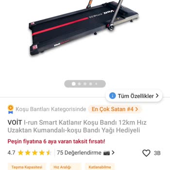 Trendyol İnter Spor Koşu Bandi Pişmanlığı