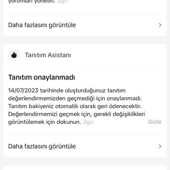 TikTok Paramı İade Etmiyor