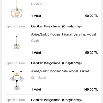 N11 Satın Aldığım Ürünlerim Gönderilmiyor.