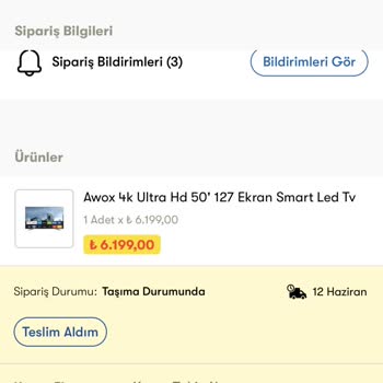 Şok Marketler TV Aldım Parası Ödendi Ama Göndermedi