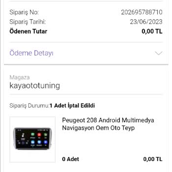 N11 Ürün Onayı Ve Sonrasında Tedarik Sorunu Nedeniyle Ürün İptali