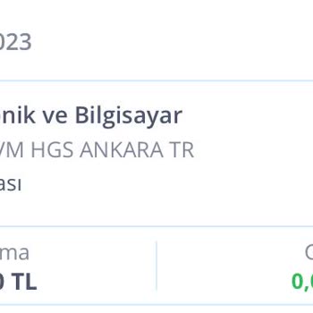 HGS Hesabıma Yükleme Yapıyorum Ama Hesabıma Para Geçmiyor