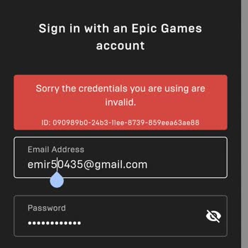 Epic Games Hesabıma Giremiyorum Kayıtlı Değil Diyor