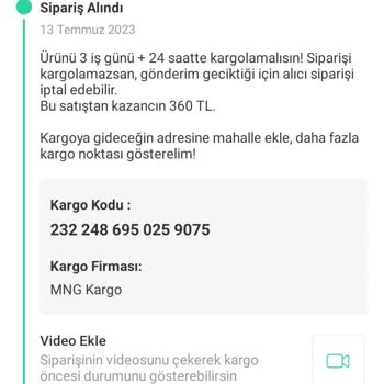 MNG Kargo Kargo Girişi Yapılmıyor