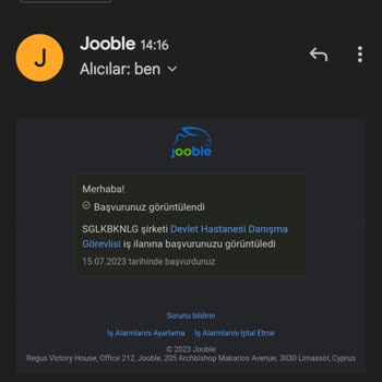 Jooble.com Ve Kamu Sağlık Ve Danışma Şirketi