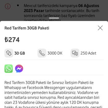Vodafone Fahiş Fiyatlı Fatura