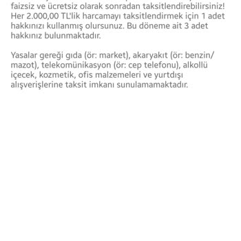 Enpara Kredi Kartı Taksit Yapmıyor.
