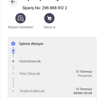Pürsu Sipariş Gecikmesi Yanlış Sipariş