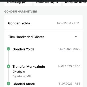 Trendyol Express Tarafından Kargo Gecikmesi.