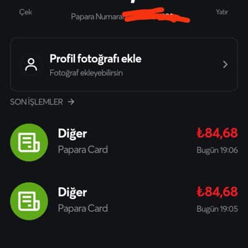 Papara Ücret Kesti Fakat Siparişim Gözükmüyor