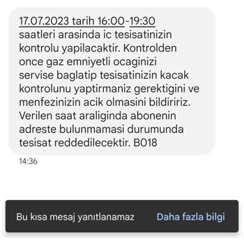 Kırgaz Yalan Randevu Verilmesi