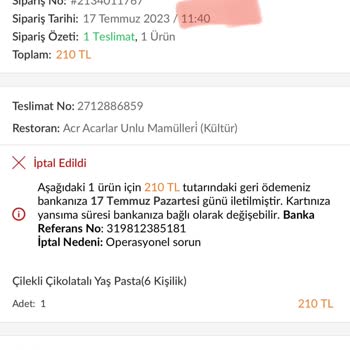 Trendyol Yemek Teslim Süresinden Sonra Verdiğiniz Sipariş İptal Ediliyor!