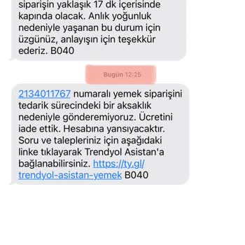 Trendyol Yemek Teslim Süresinden Sonra Verdiğiniz Sipariş İptal Ediliyor!