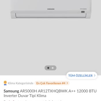 Samsung Marka 3 Günlük Klima Bozuldu Ortada Servis Yok