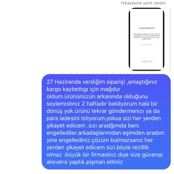 OZSARICAM Ozsaricam Telefonları Engelliyor, İletişime Geçmiyor.