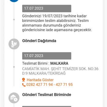 MNG Kargo Malkara Şubesi Kargomu Teslim Etmedi