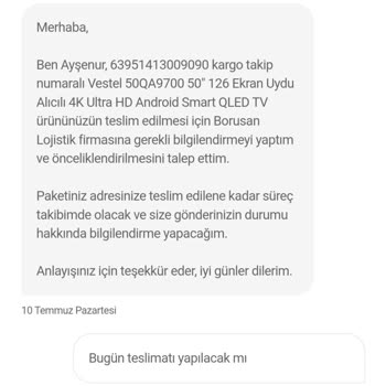 Hepsiburada Kargomun 11. Günde Gelmeyerek Para İadesi Yapılması