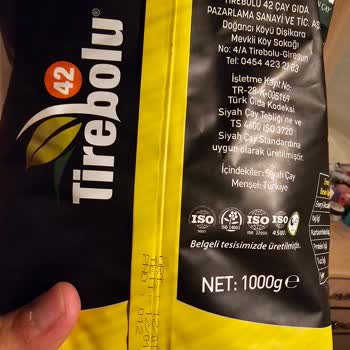 Tirebolu 42 Çay Çayın Dem Almaması İçerisinde Ot Ve Toz Olması