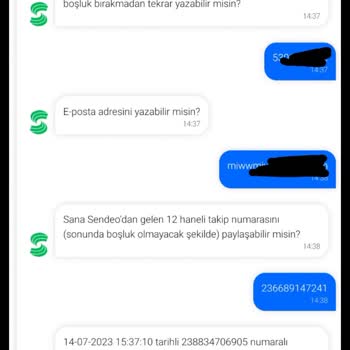 Sendeo Habersiz İade Yaptı
