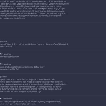 İtem Satış'tan Satın Aldığım LoL Hesabının Para İadesi Talebi