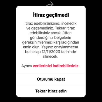 TikTok Ortada İhlal Olmamasına Rağmen Emek Verdiğim Hesabımın Kapatılması.
