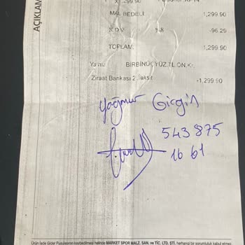 Etichet İade Edilen Ayakkabının Ücretinin İadesi