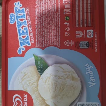 Algida Dondurma Değil Krema