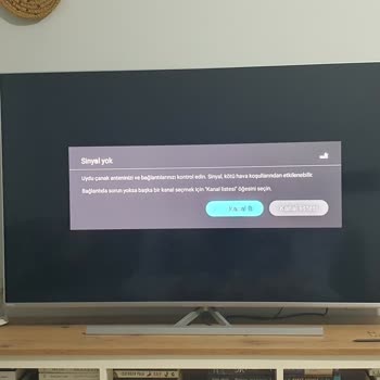 Philips TV Sinyal Yok Uyarısı