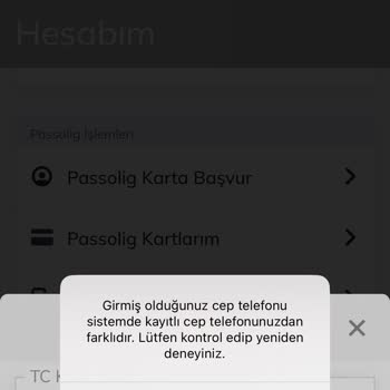 Passolig Kartını Bağlayamıyorum, Telefon Numarasını Yanlış Deniyor