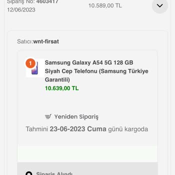 Wnt.com.tr Satın Almış Aldığım Ürünü Göndermedi