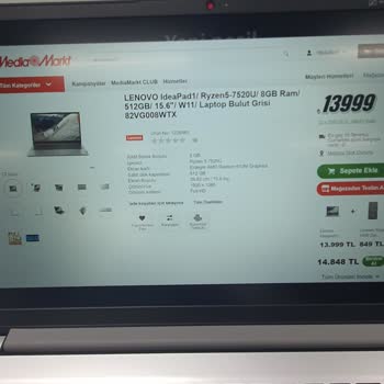 Media Markt'tan 1 Gün Arayla 1000 TL Fazla Ödettiler