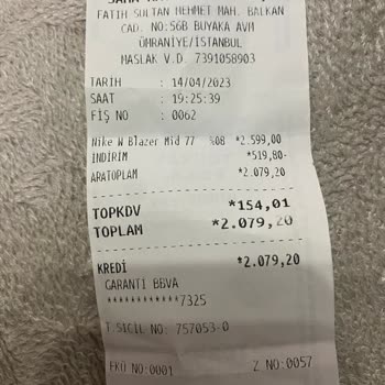 Nike 'da Derisi Aşınmış Ayakkabı