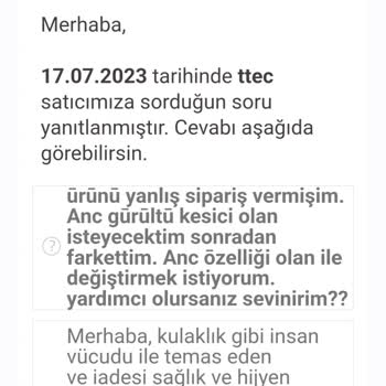 Trendyol Bluetooth Kulaklık İade Red?